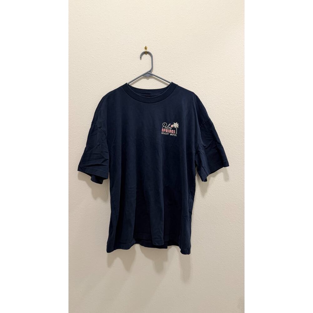 Hollister Men's Boxy Cut Palm Springs Desert Motel T-shirt - XL - Preowned